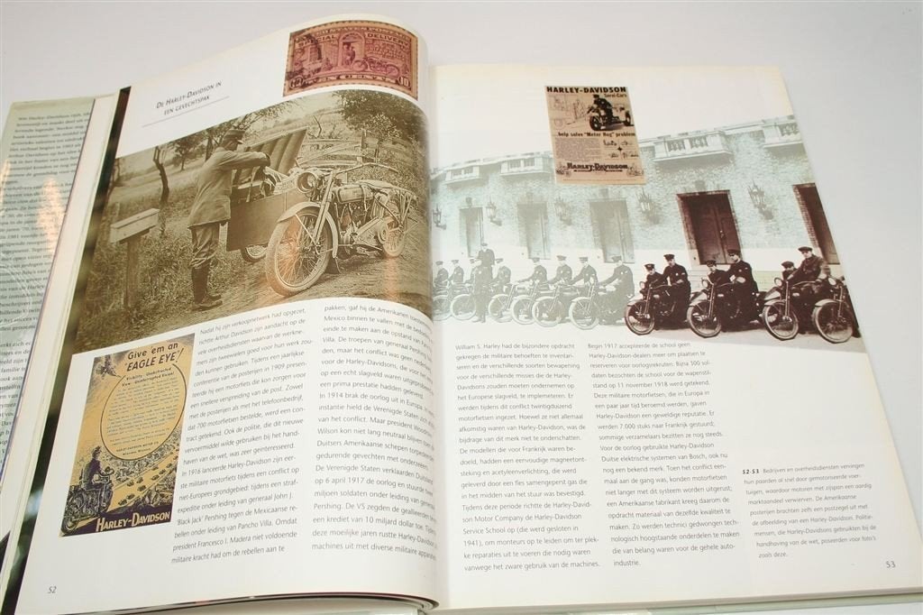 Harley-Davidson — Geschiedenis & Modellen — Groot Dik Boek, Ophalen of Verzenden, Gelezen