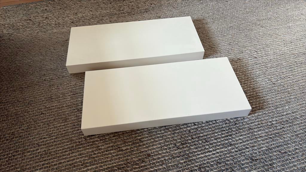 Set van 2 Ikea Lack zwevende planken - hoogglans 59 cm, Ophalen