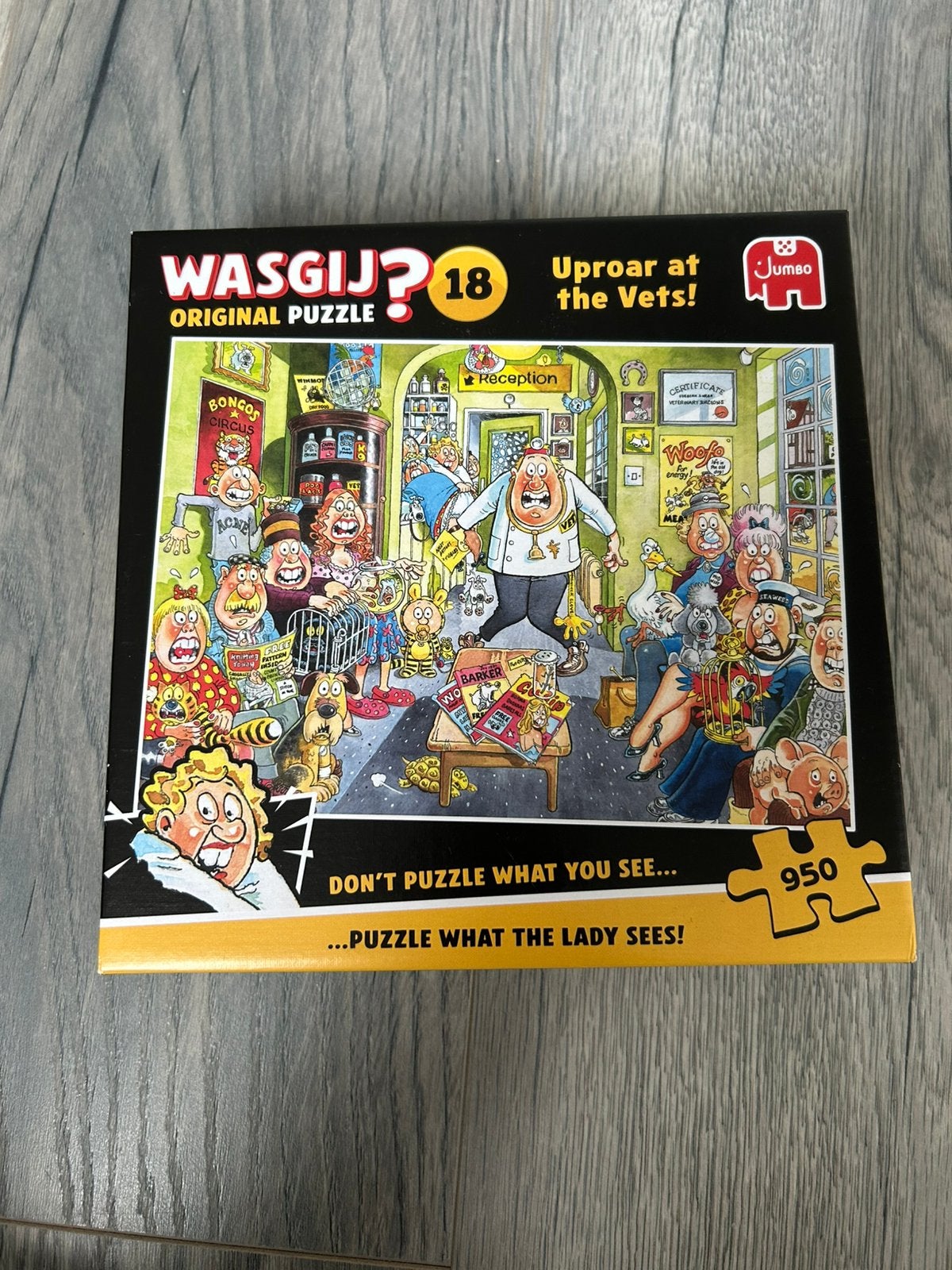 Wasgij puzzel 950 stukjes, Hobby en Vrije tijd, Ophalen of Verzenden, 500 t/m 1500 stukjes, Zo goed als nieuw, Legpuzzel
