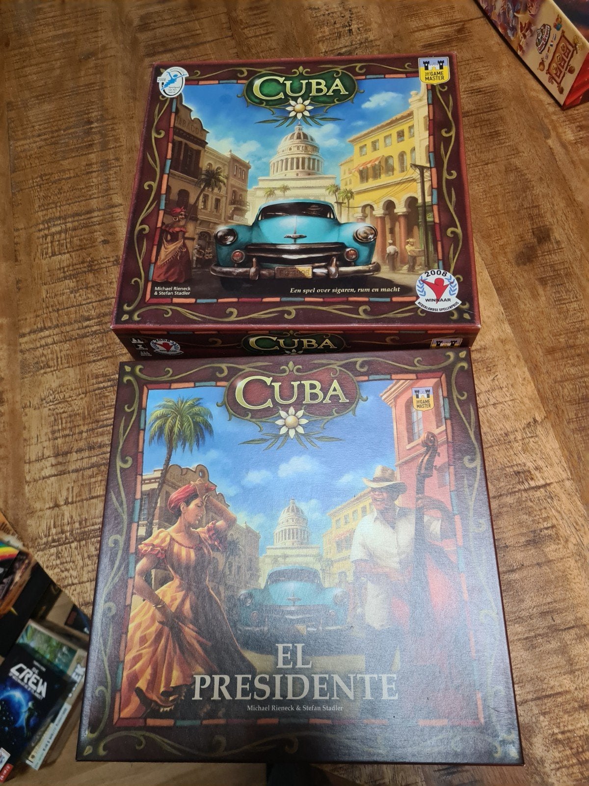 Cuba bordspel met uitbreiding El Presidente, Hobby en Vrije tijd, Drie of vier spelers, Ophalen of Verzenden, Zo goed als nieuw
