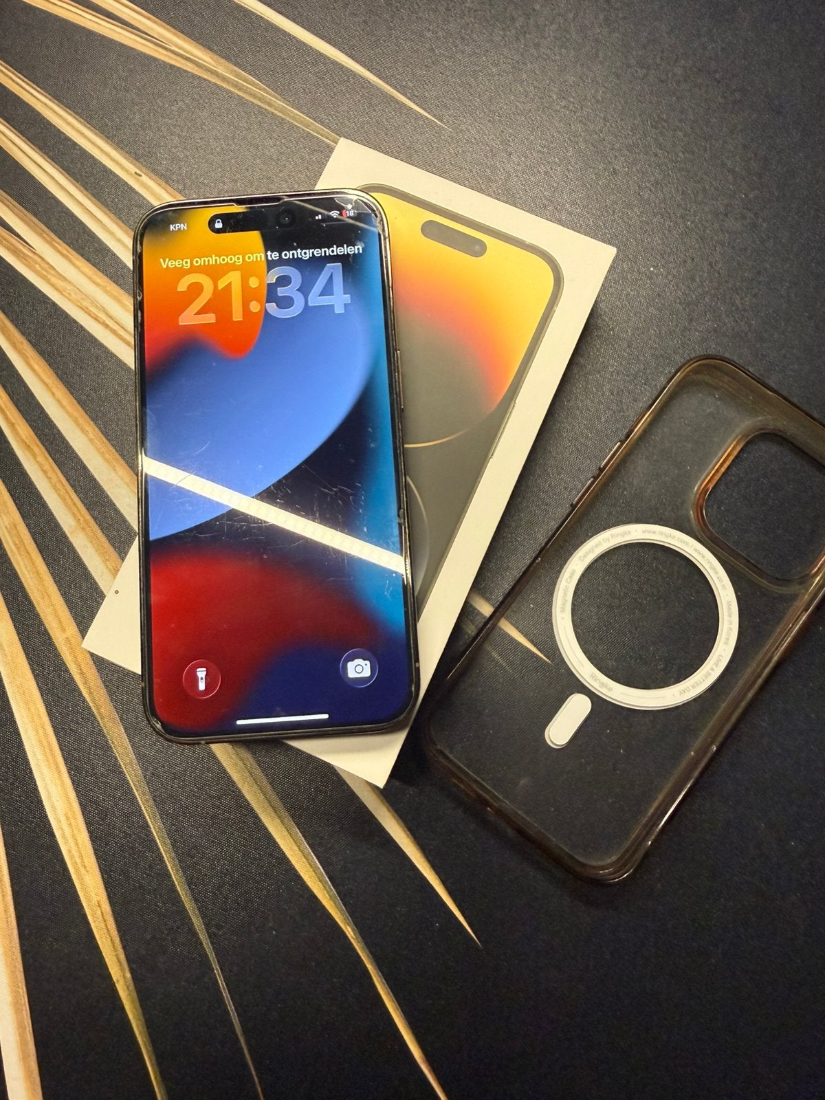 iPhone 14 pro 128GB Goud, Ophalen, 86 %, Zo goed als nieuw, Zonder simlock