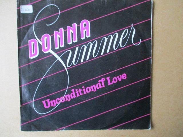 s4402 donna summer - unconditional love, Ophalen, Gebruikt, Overige genres, 7 inch
