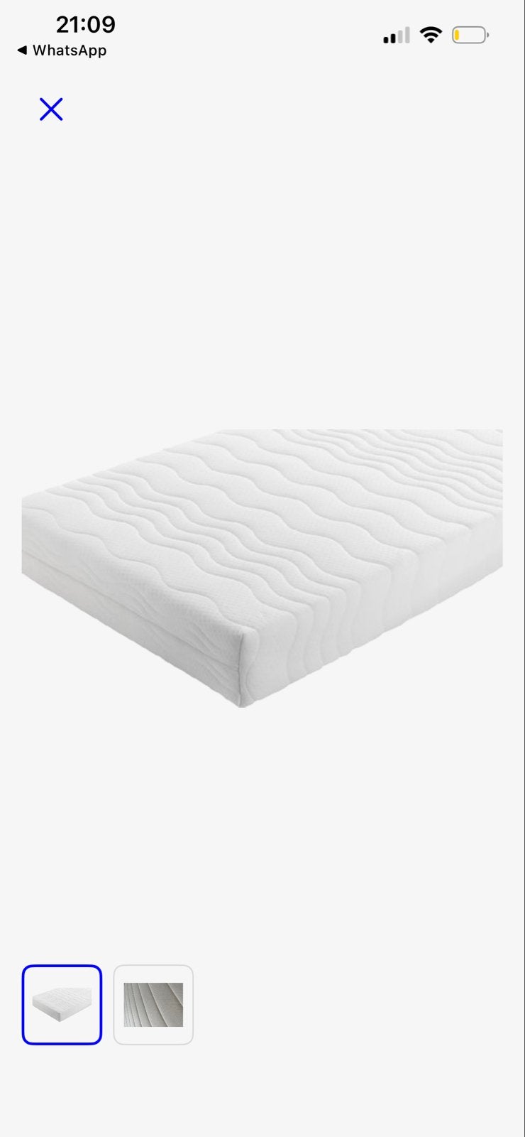 Zo goed als nieuw matras 120x200 cm - 7 zones koudschuim, Huis en Inrichting, Slaapkamer | Matrassen en Bedbodems, Ophalen, Zo goed als nieuw