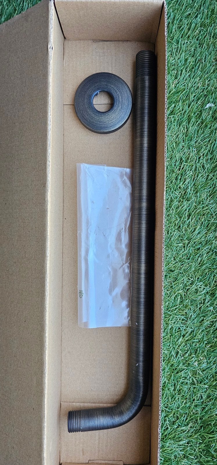 Geda Nextage wand douchearm donker messing ARM7DB, Ophalen of Verzenden, Nieuw, Kraan