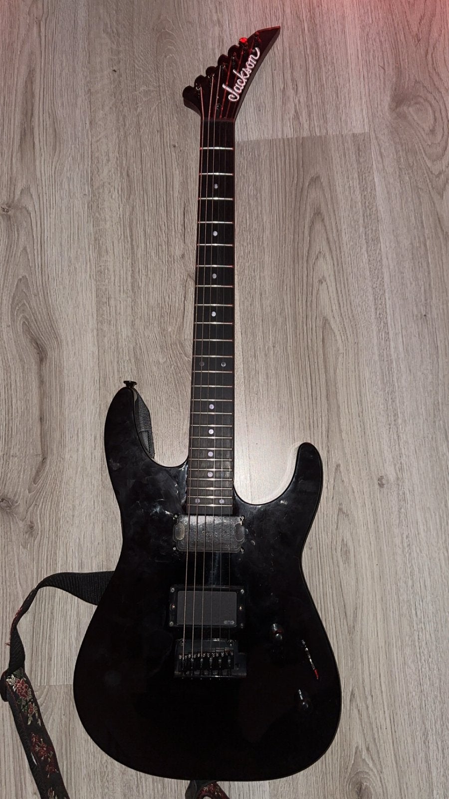 Jackson elektrische gitaar - Zwart, Solid Body