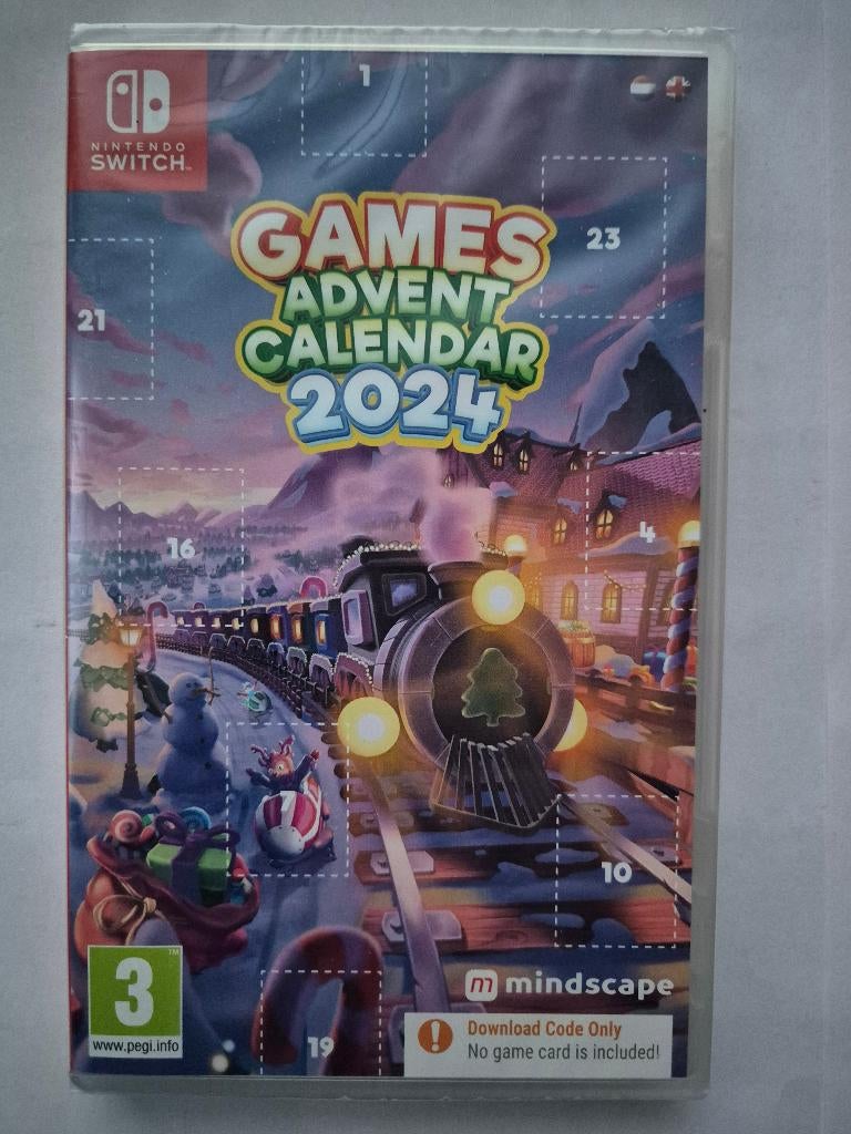 GAMES advent calendar 2024 (Downloadcode in box) NEW, 1 speler, Nieuw, Ophalen of Verzenden, Vanaf 3 jaar