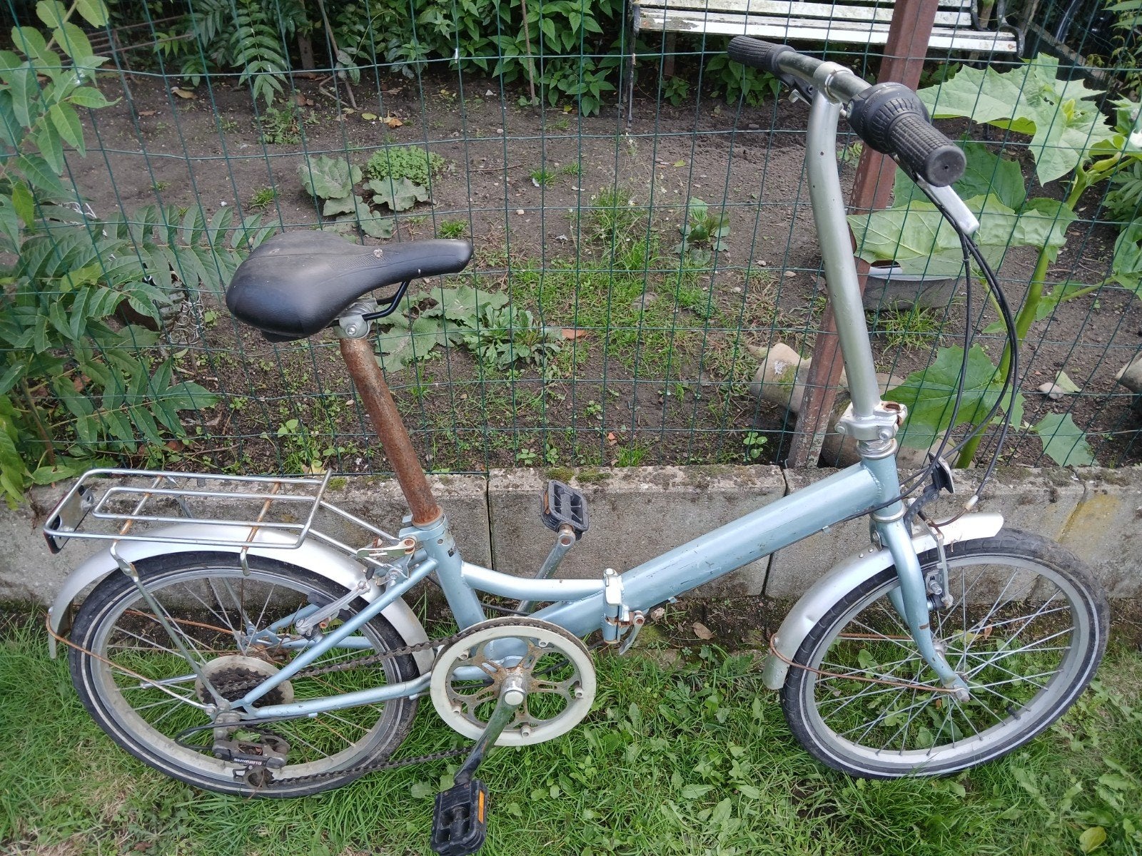 Vouwfiets met 6 versnellingen, Gebruikt, Velgrem, Versnellingen, 18 tot 20 inch