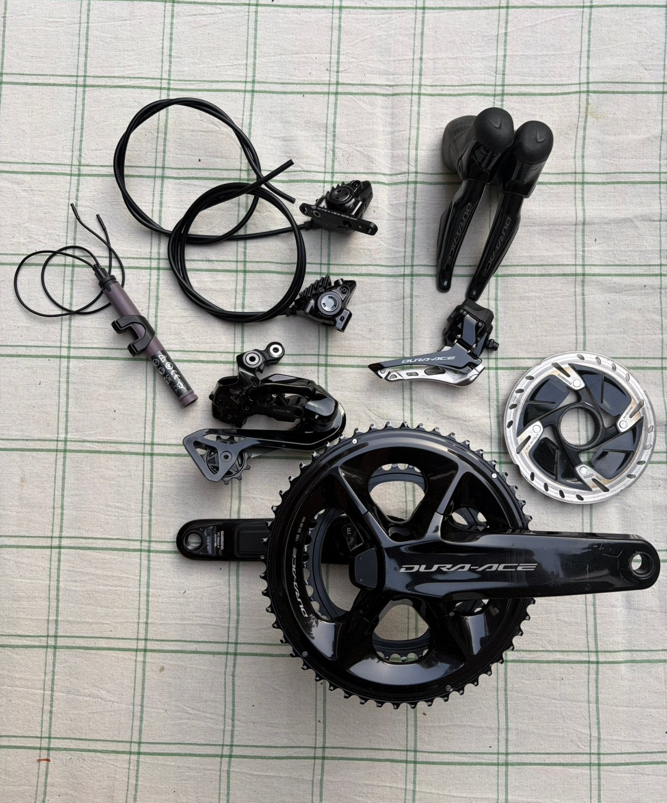 Shimano Dura Ace Di2 12-speed 9200 Groepsset met powermeter, Fietsen en Brommers, Fietsonderdelen, Ophalen of Verzenden, Zo goed als nieuw