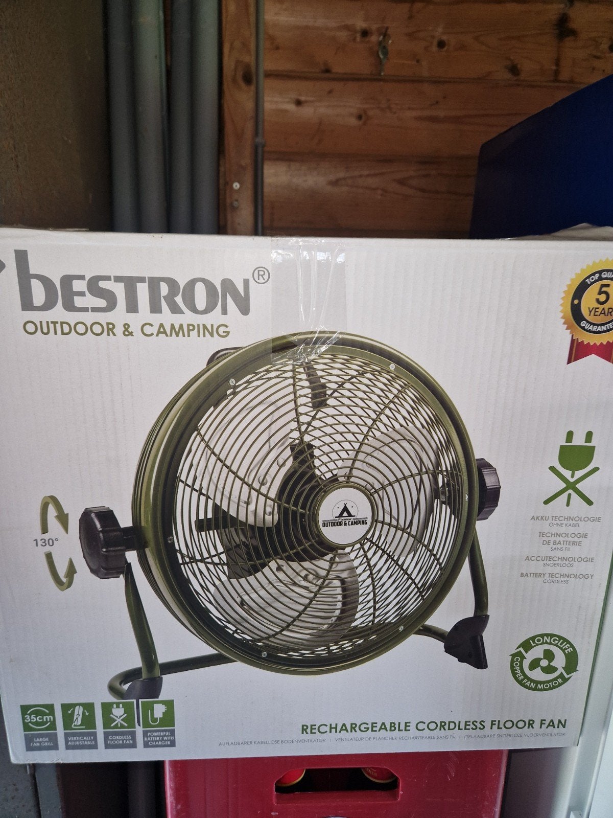 Bestron Ventilator - Werkt alleen met adapter, Ophalen of Verzenden, Nieuw, Vloerventilator