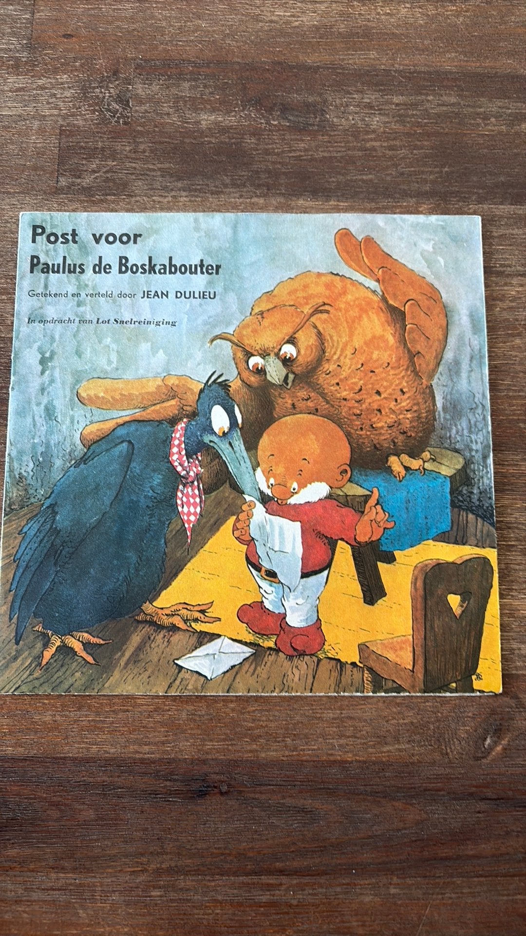 Post voor Paulus de Boskabouter 1963 flexisingle, Boeken, Ophalen of Verzenden, Zo goed als nieuw, Prentenboek