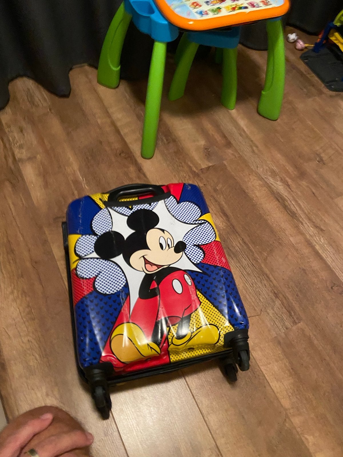 Mickey Mouse Koffer - 55/20 (american tourister), Gebruikt, Hard kunststof, Minder dan 50 cm, Ophalen of Verzenden