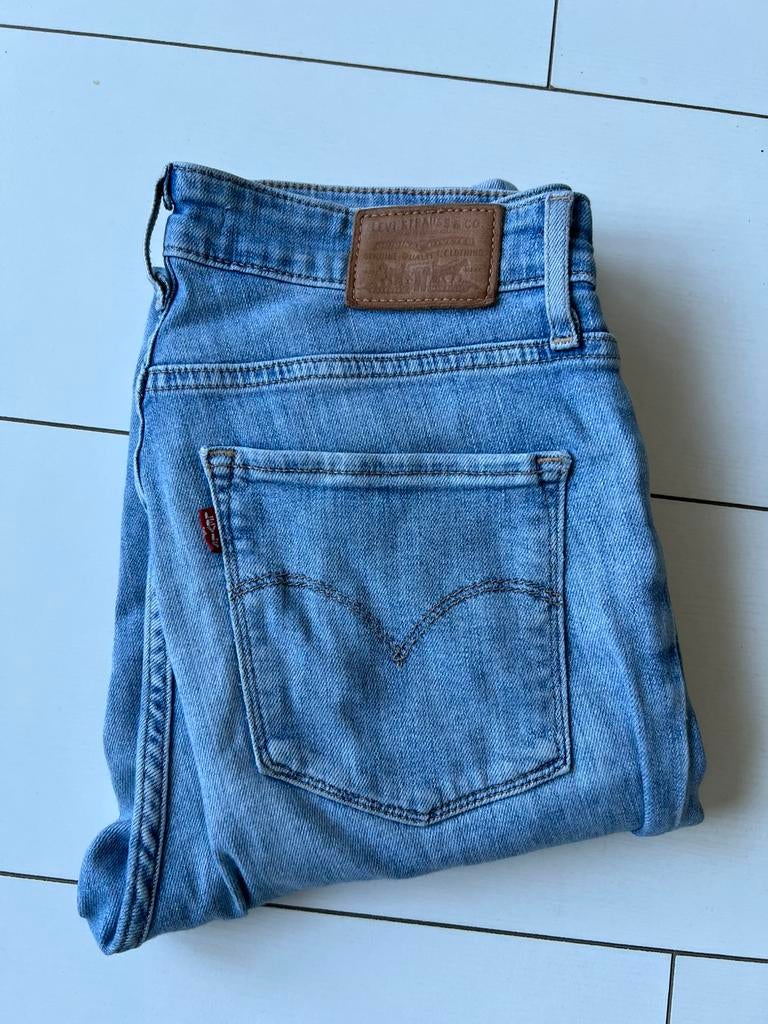 Levi’s 721 high rise skinny 28, Ophalen of Verzenden, Zo goed als nieuw, Blauw, W28 - W29 (confectie 36)