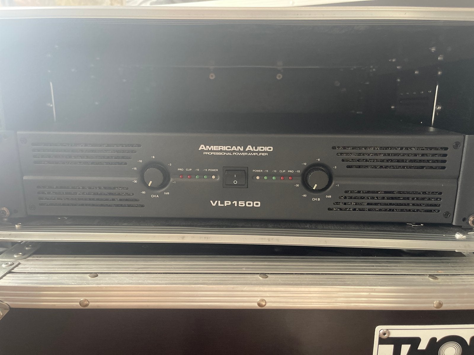 American Audio VLP1500 Professionele Eindversterker, Muziek en Instrumenten, Ophalen, Gebruikt, 1000 watt of meer, P.A.