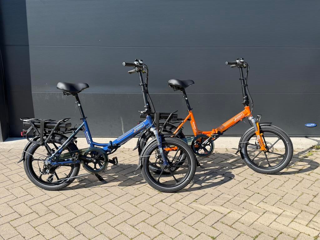 Set Lacros scamper S400 elektrische vouwfietsen te koop!, Fietsen en Brommers, Fietsen | Vouwfietsen, Ophalen, Zo goed als nieuw
