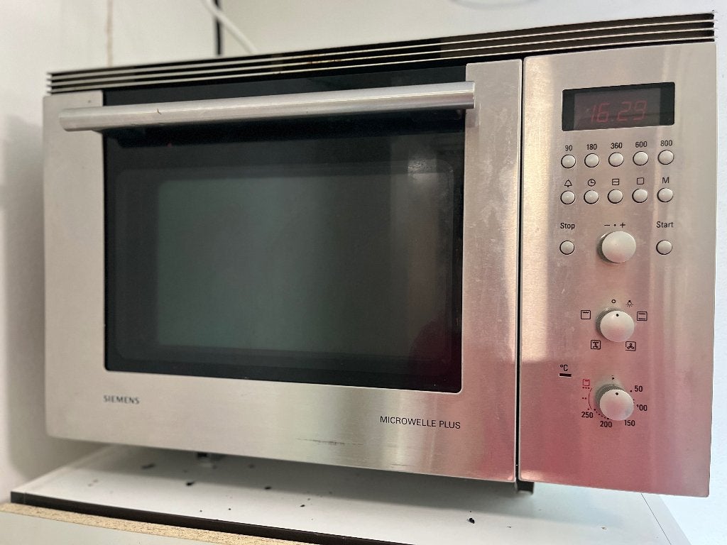 Gratis Siemens oven met magnetron functie, Witgoed en Apparatuur, Ovens, Ophalen, Minder dan 45 cm, Gebruikt, Siemens