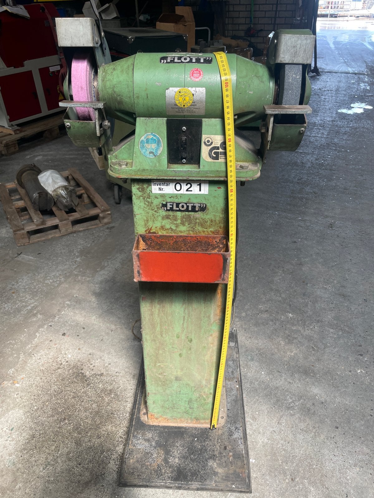FLOTT Werkbankslijpmachine TS 200 S - 1994, Ophalen, Gebruikt, Minder dan 700 watt, Werkbankslijpmachine