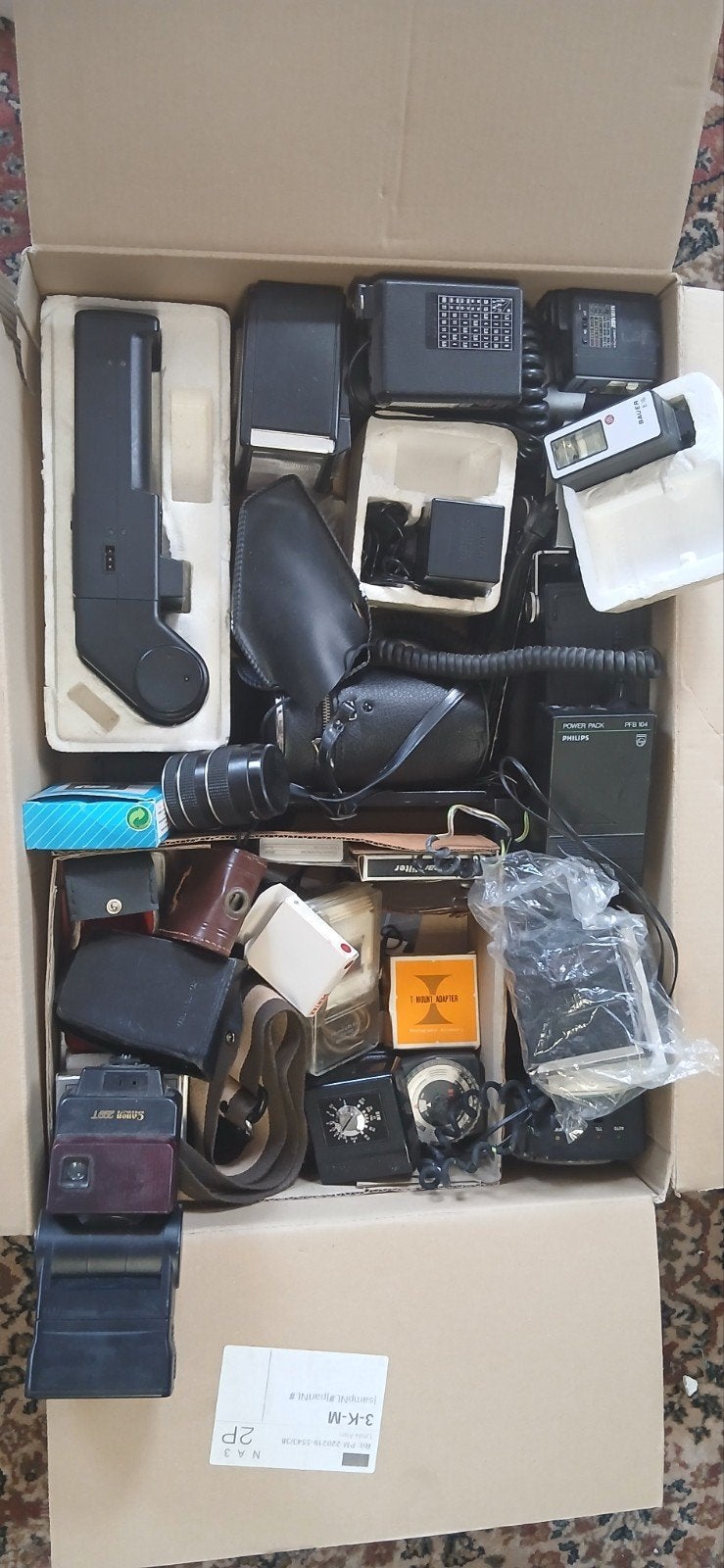Vintage flitsers doos vol, Ophalen of Verzenden, Overige merken