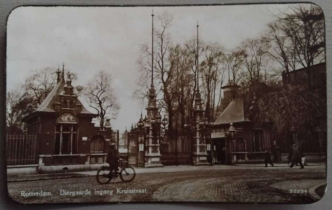 Diergaarde Rotterdam (Kruisstraat) – 1927, Verzenden, 1920 tot 1940, Gelopen, Zuid-Holland
