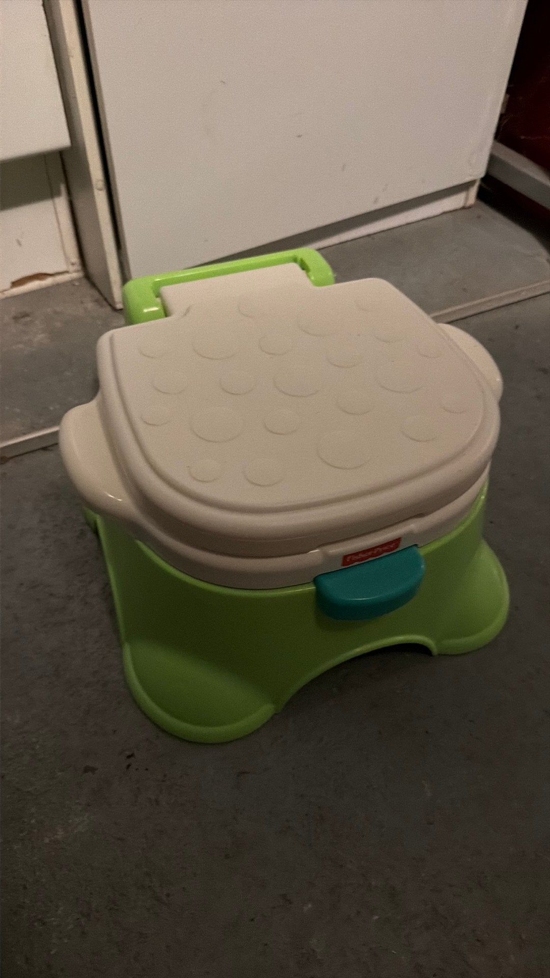 Fisher-Price koninklijk potje en krukje met geluid, Ophalen, Zo goed als nieuw
