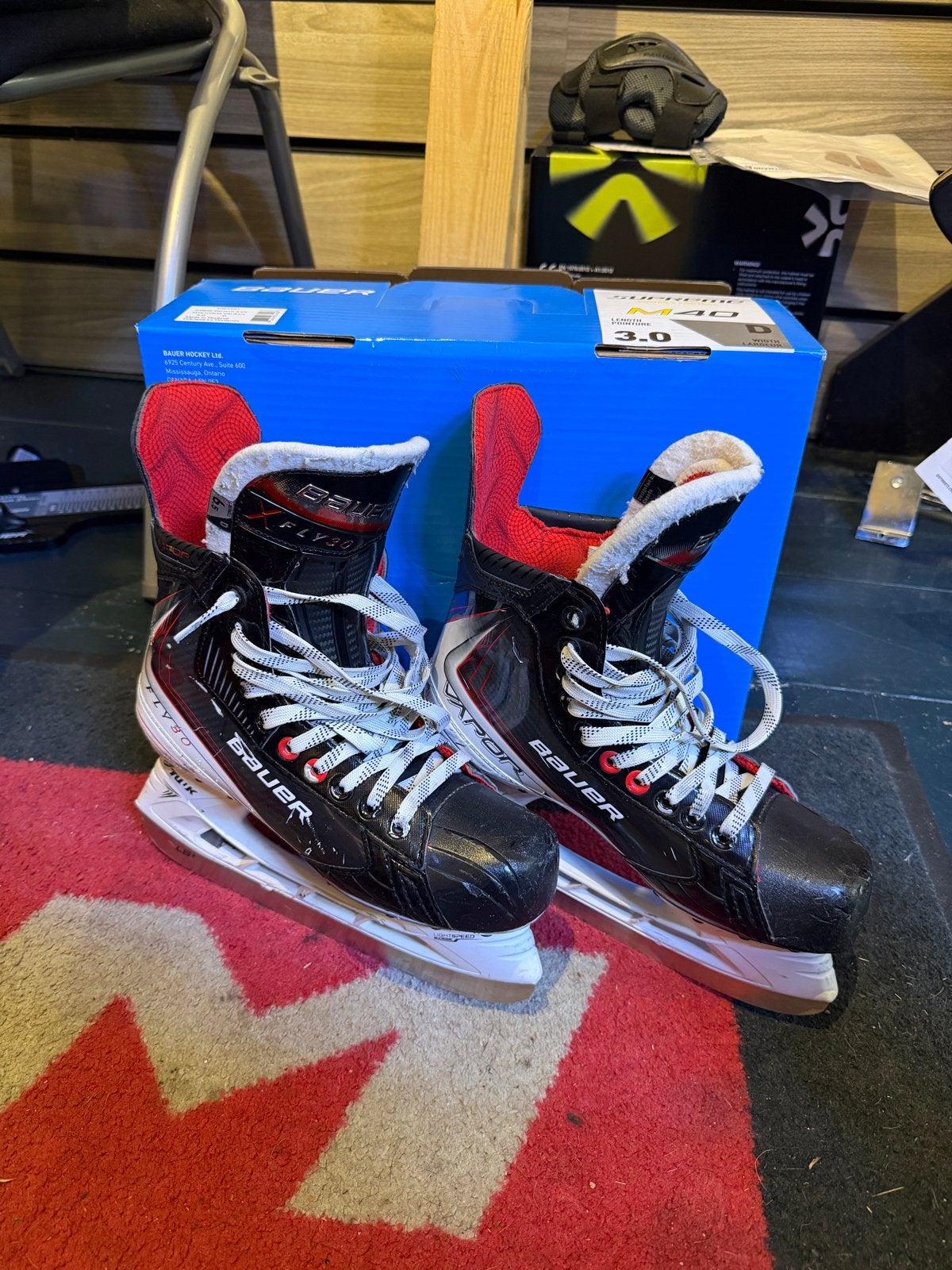 Bauer FLY30 ijshockey skates - Maat 6.5 D, Ophalen of Verzenden, Gebruikt