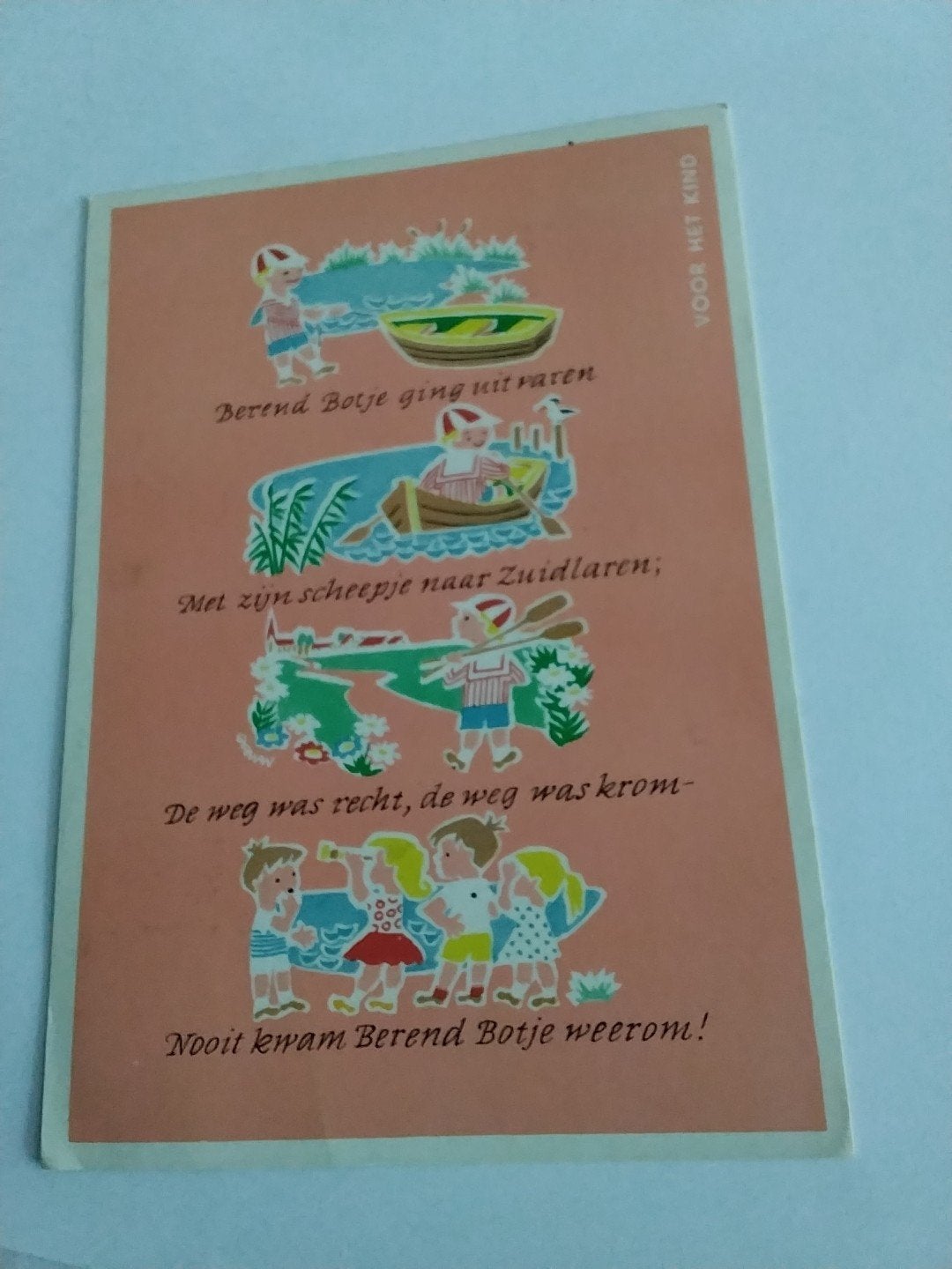 Oude ansichtkaart 'Berend Botje' - Voor het Kind, Ophalen of Verzenden