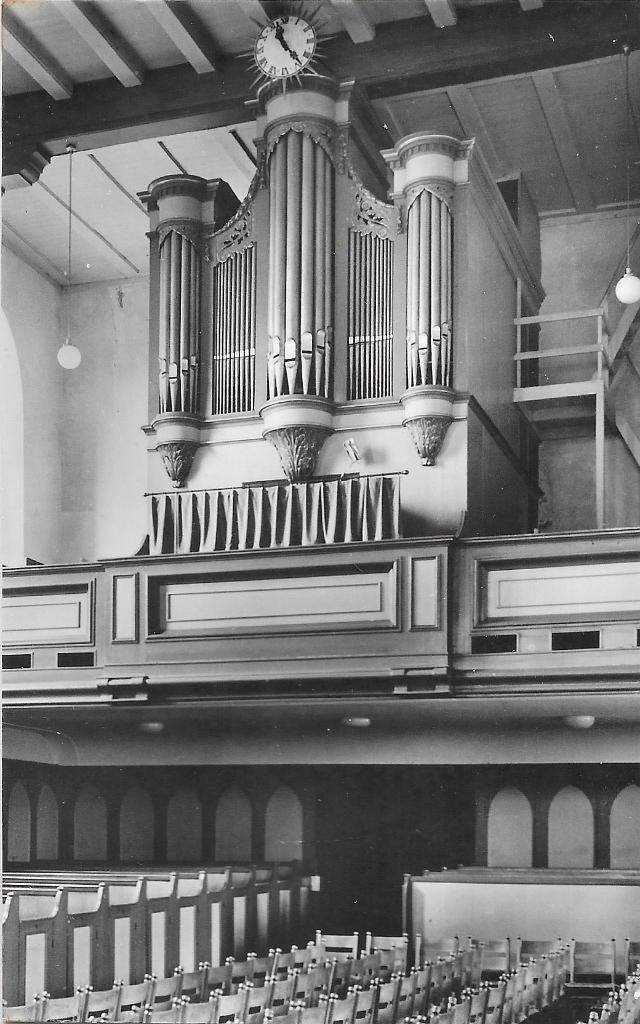 AK Ommen - Orgel Ned. Herv. Kerk, Verzenden, 1960 tot 1980, Ongelopen, Overijssel