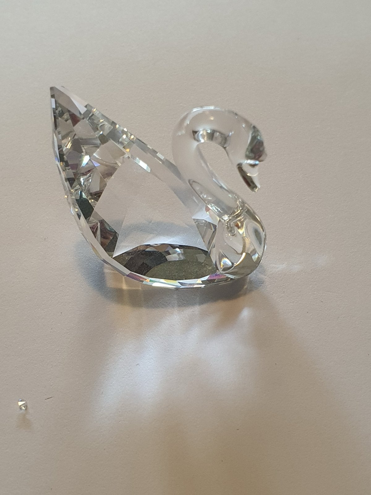 Swarovski Kristallen Zwaan - Elegant Decoratiestuk, Verzamelen, Ophalen of Verzenden, Zo goed als nieuw, Figuurtje