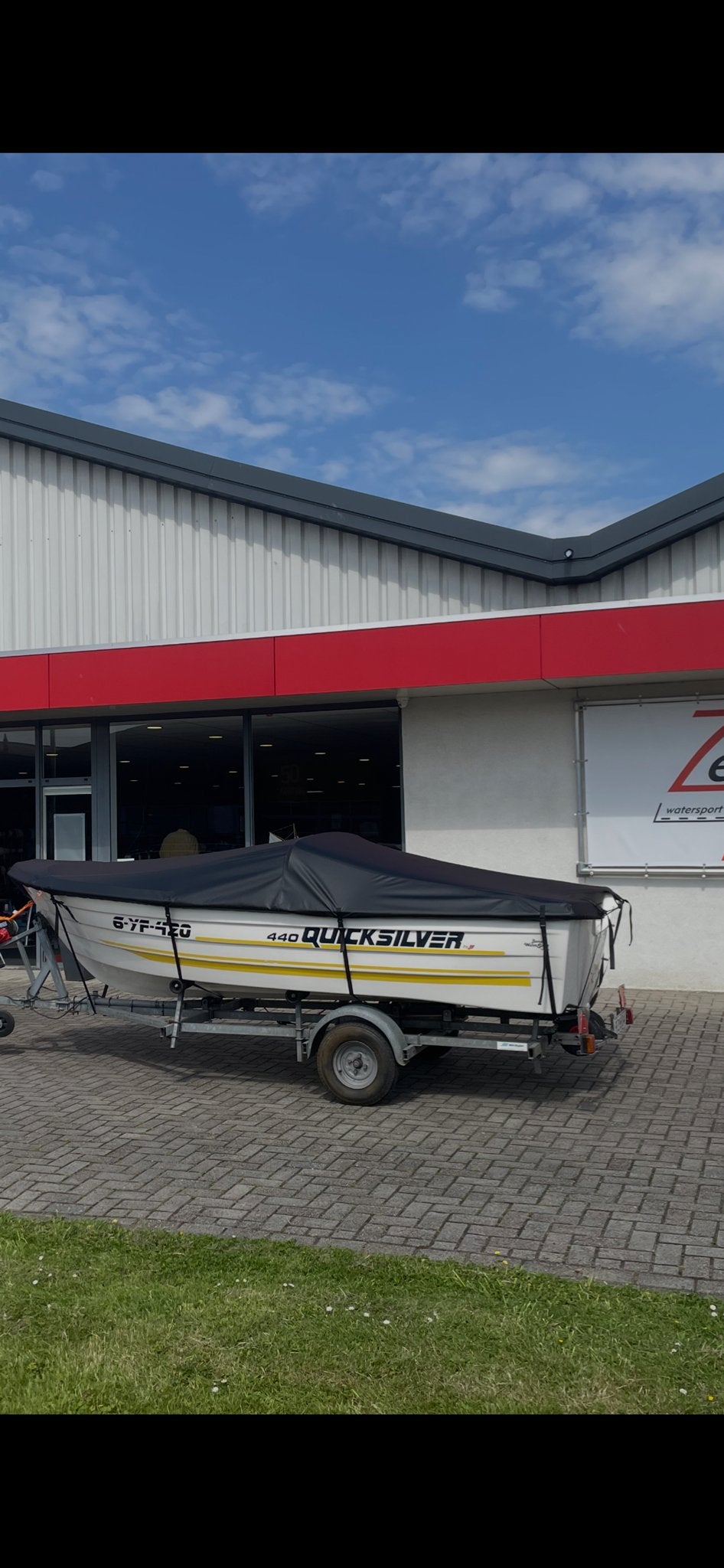 Quicksilver 440 met Mercury 30 pk buitenboordmotor, Ophalen, Gebruikt, Quicksilver, Buitenboordmotor