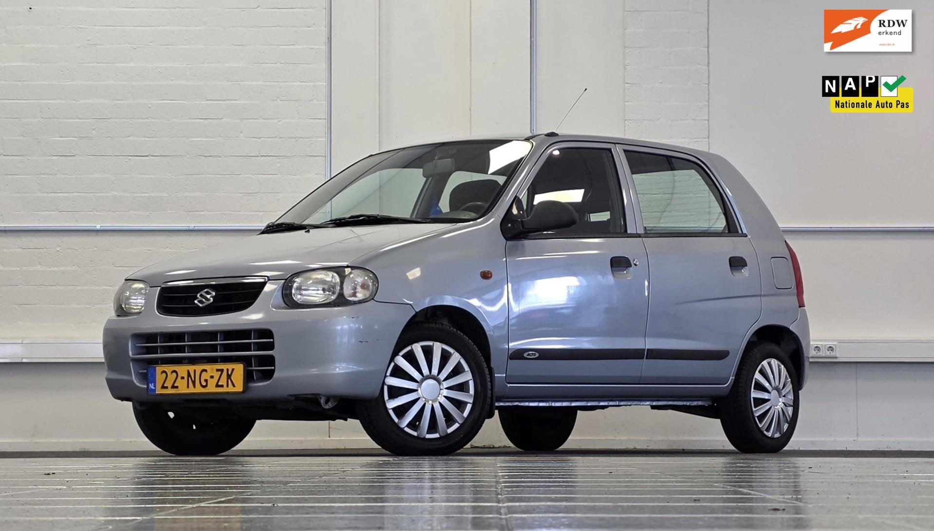 Suzuki Alto 1.1i GLS Stuurbekrachtiging Nieuwe APK Garantie, Auto's, Voorwielaandrijving, Stof, 4 cilinders, Elektrische ramen