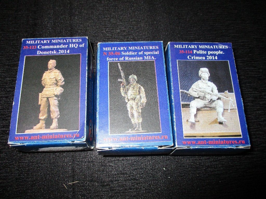 H-559,3 FIGUREN,ANT MINIATURES 1-35,NO,35114+NO,3506+NO,3512, Ophalen of Verzenden, Nieuw, 1:35 tot 1:50