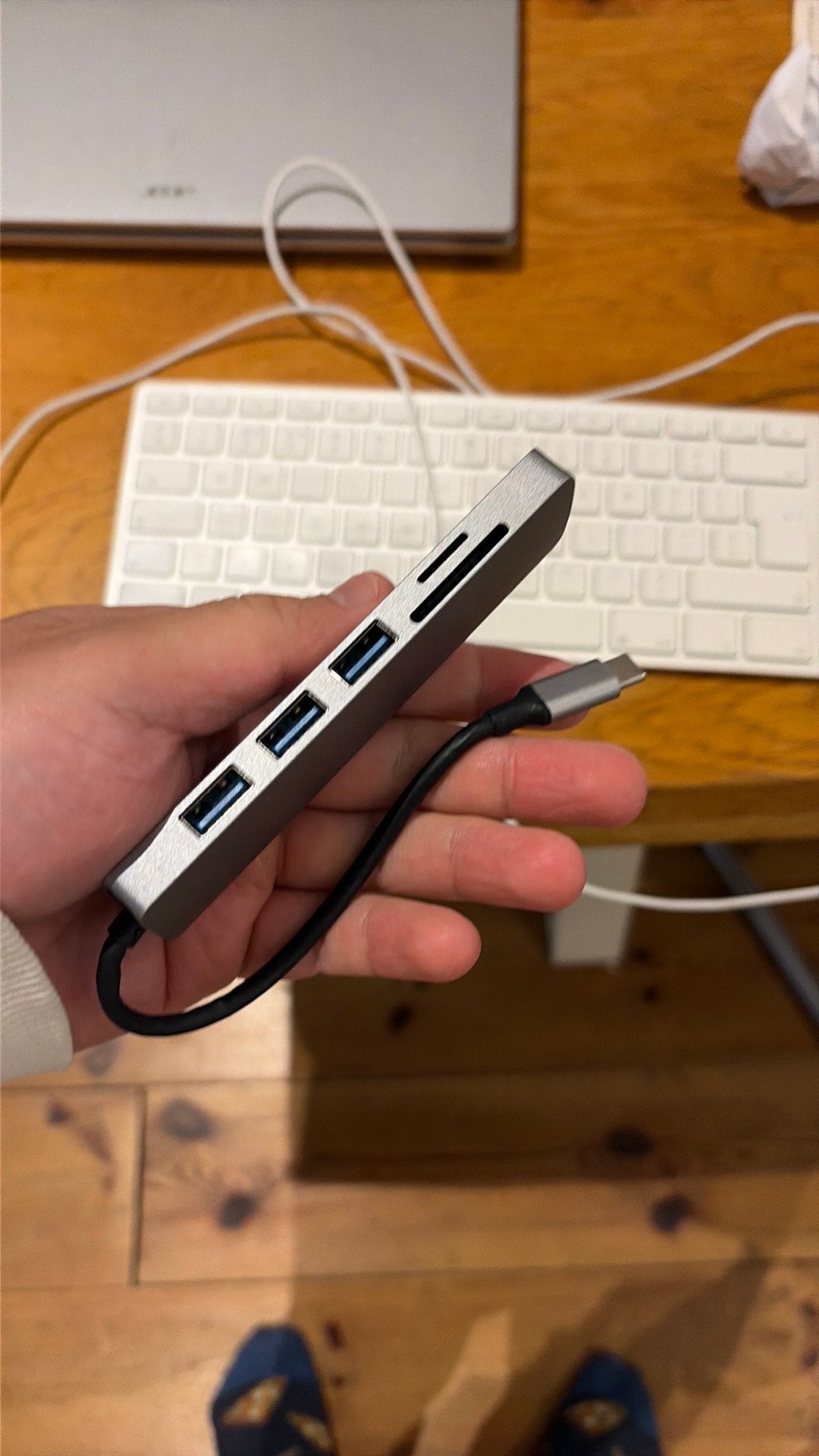 Usb - C dock + keyboard combo home office set up, Computers en Software, Ophalen, Zo goed als nieuw