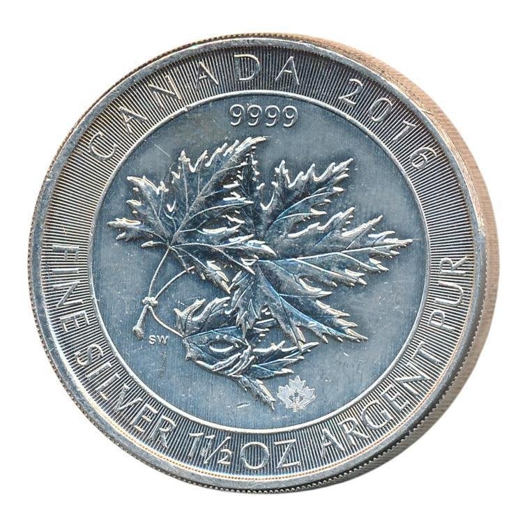 Canada 1,5 ounce zilver 2016 Mulit-Maple leaf, Ophalen of Verzenden, Zilver