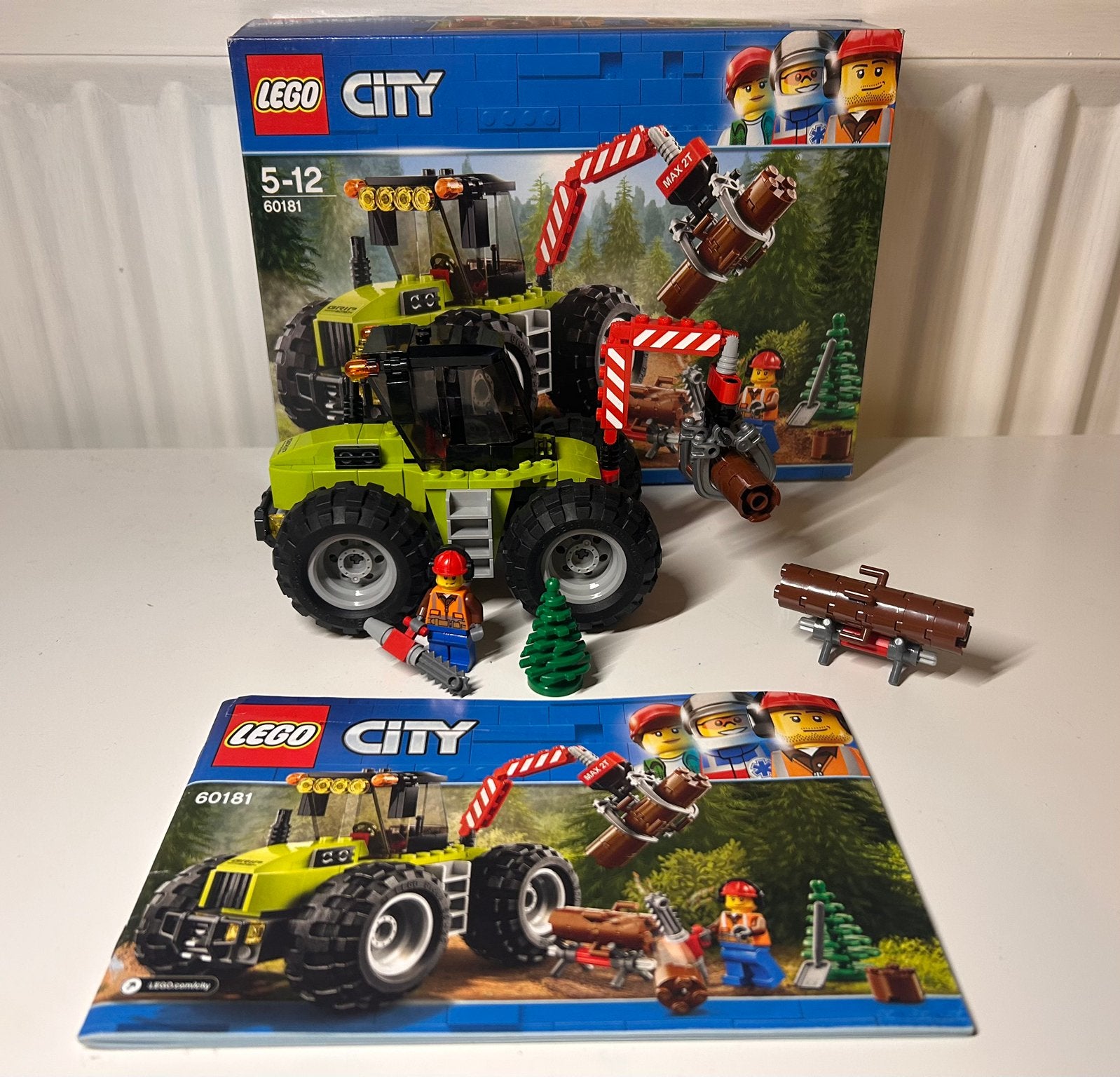 60181 tractor lego city, Ophalen, City, Lego, Inclusief accessoires