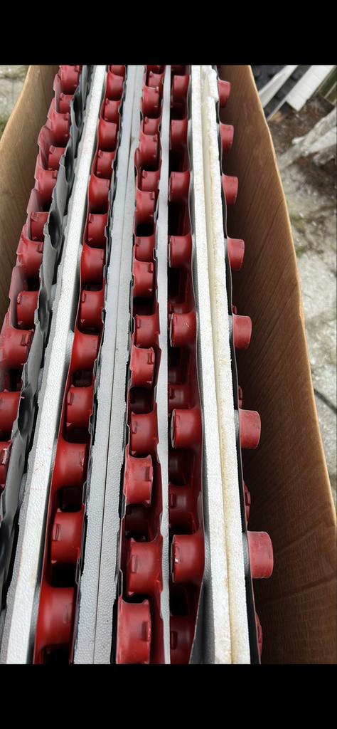 8 Noppenplaten vloerverwarming met 1 cm isolatie, Ophalen, Minder dan 30 cm, Overige typen, Nieuw