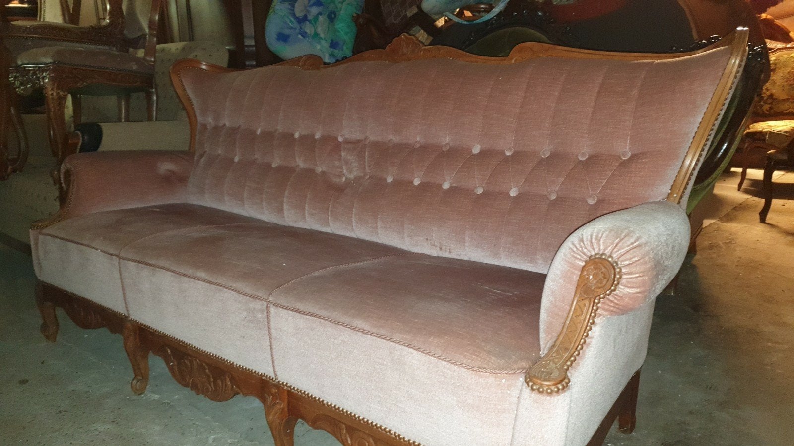 Barok bank en fauteuils - Klassieke set, Ophalen