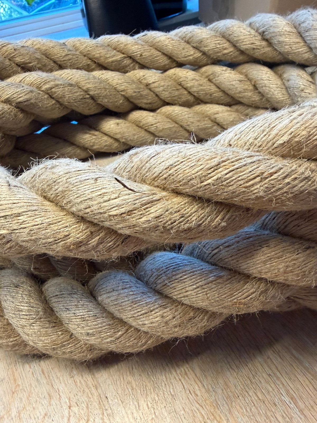 5 mtr nieuw dik jute touw, Verzenden, Zo goed als nieuw