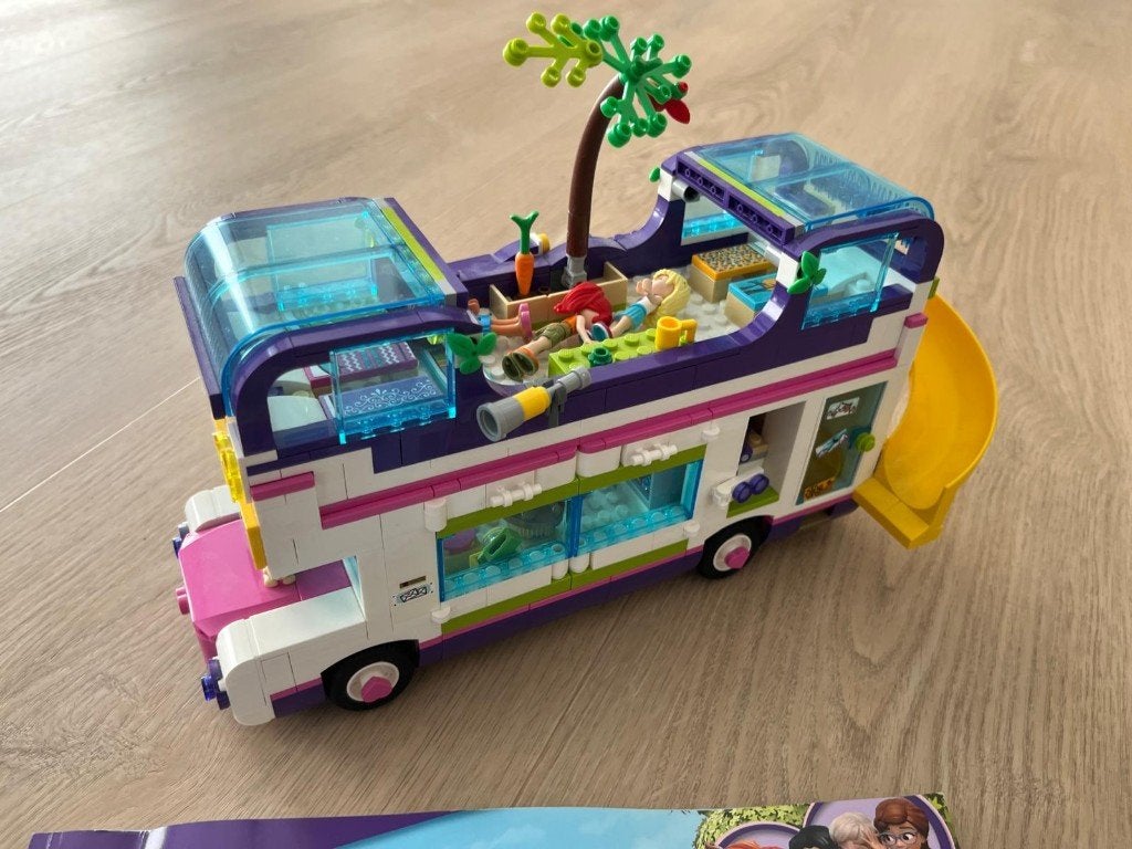 Lego friends vriendschapsbus 41395, Kinderen en Baby's, Speelgoed | Duplo en Lego, Lego, Friends, Zo goed als nieuw, Complete set