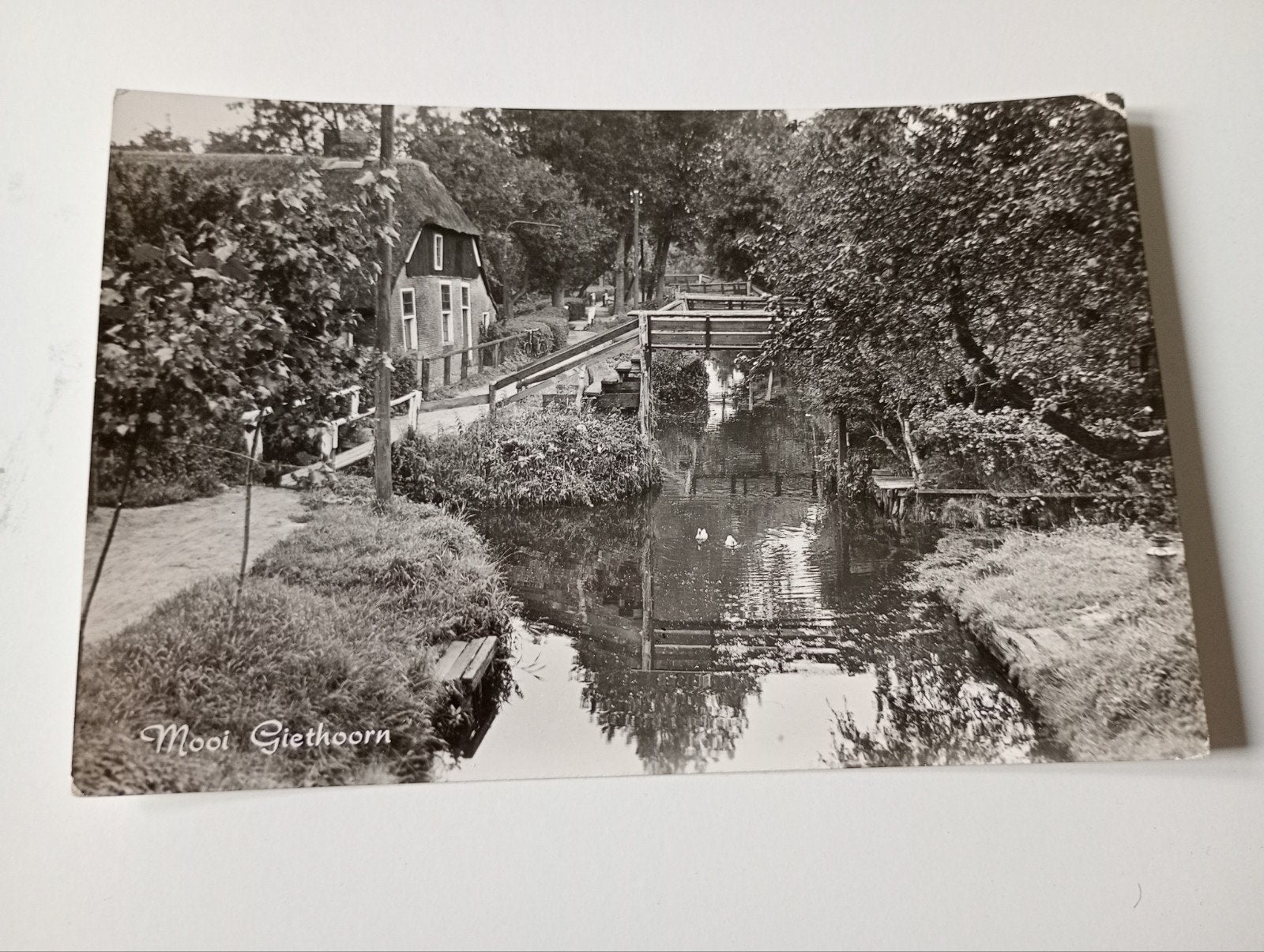Giethoorn 1959, Ophalen of Verzenden, 1940 tot 1960, Gelopen, Overijssel