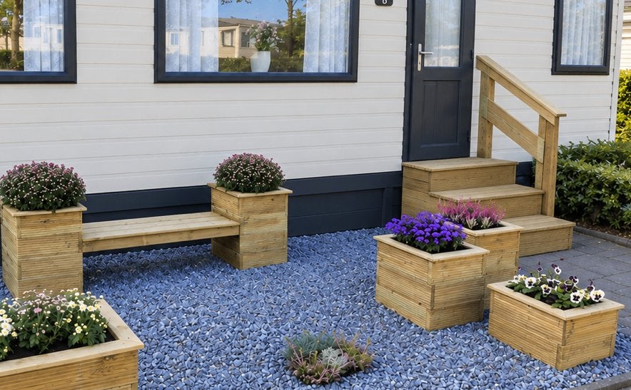 Opstap Deluxe 3-treeds geschikt voor Senioren met Anti-slip, Caravans en Kamperen, Verzenden, Nieuw