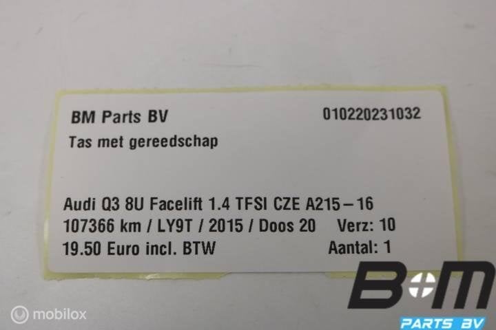 Tas met gereedschap Audi Q3 8U Facelift, Gebruikt