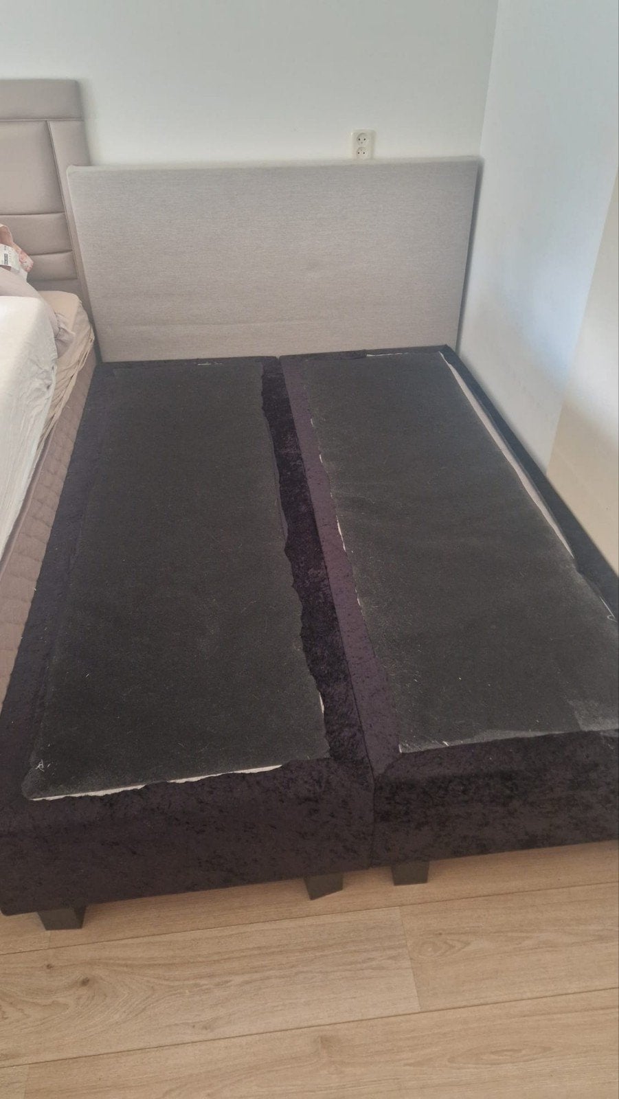 Boxspring, Ophalen, Gebruikt, Tweepersoons, 140 cm