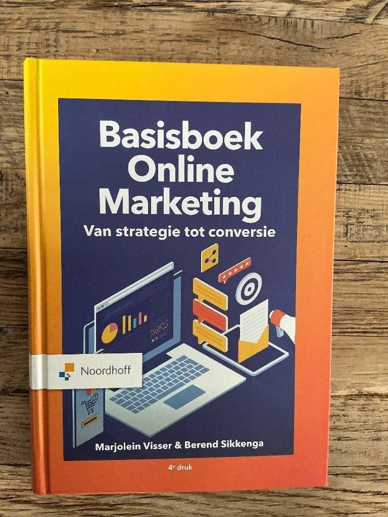 Basisboek Online Marketing, Noordhoff, Boeken, Noordhoff, Zo goed als nieuw, Beta, HBO