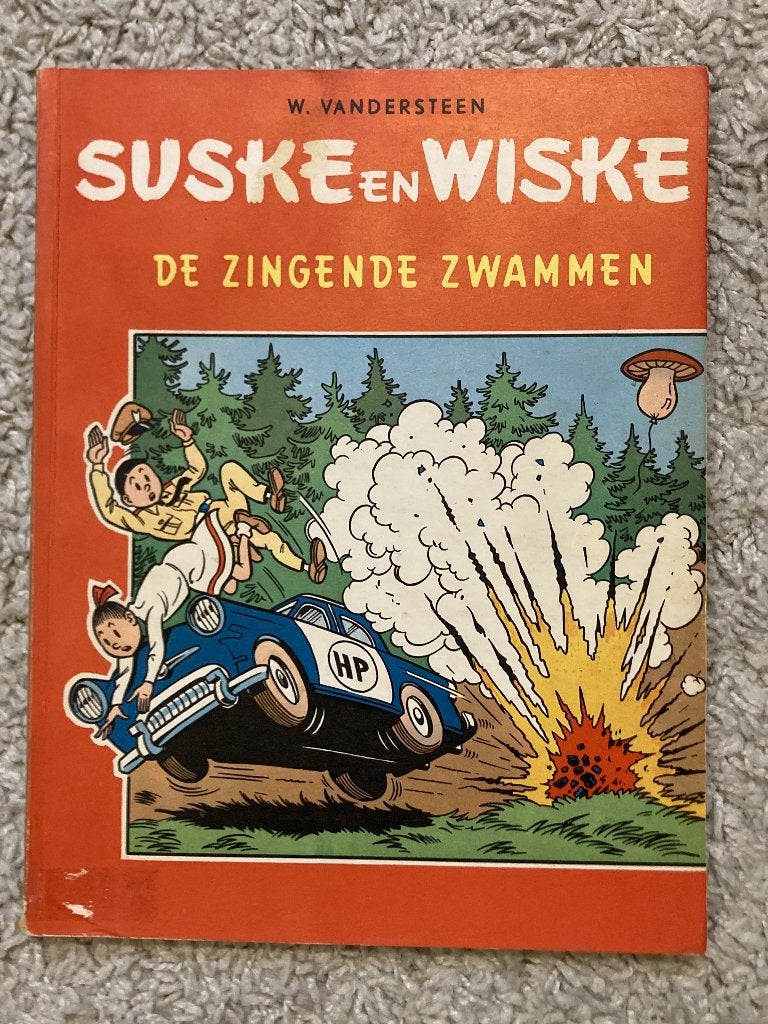 Suske en Wiske - Zingende Zwammen - Nr. 29 - Uit 1962 - ZGAN, Eén stripboek, Ophalen of Verzenden, Zo goed als nieuw