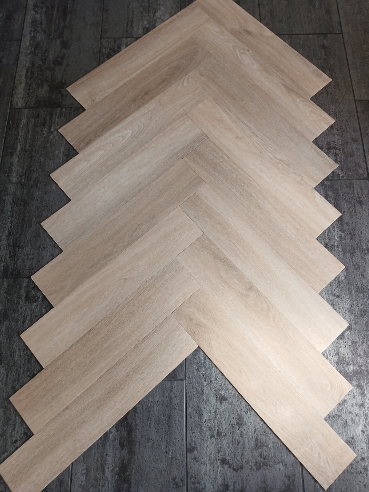 restpartij visgraat pvc 4,5 m2 Topkwaliteit, Huis en Inrichting, Stoffering | Vloerbedekking, Ophalen of Verzenden, Nieuw, Minder dan 5 m²