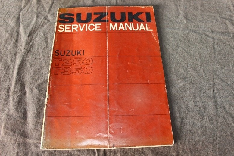 Suzuki T250 T350 motorcycle service manual, Motoren, Ophalen of Verzenden, Suzuki