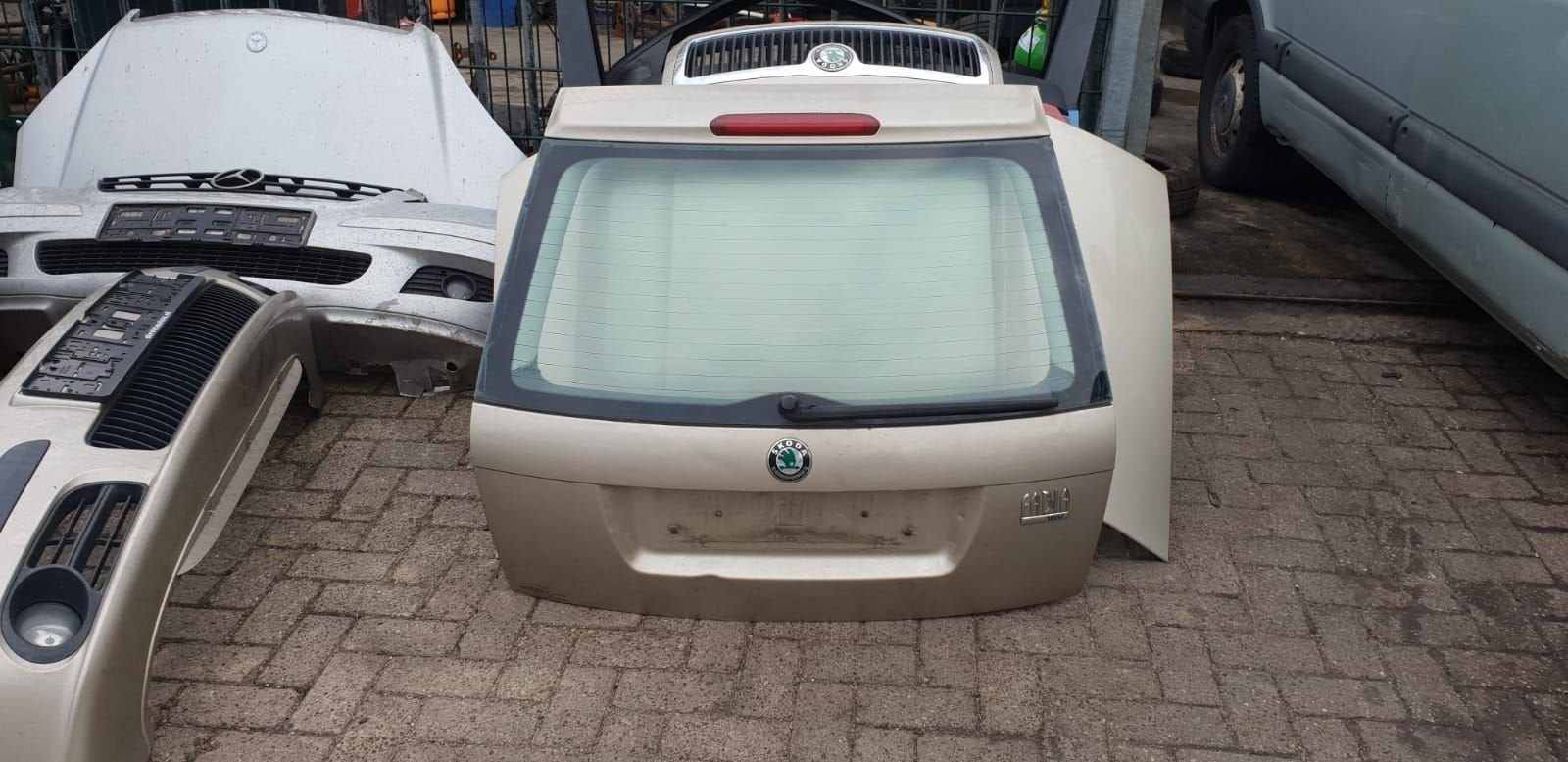 SKODA FABIA SW  ACHTERKLEP BJ 2001 TOT 2005, Auto-onderdelen, Gebruikt, -, Ophalen of Verzenden, Achter