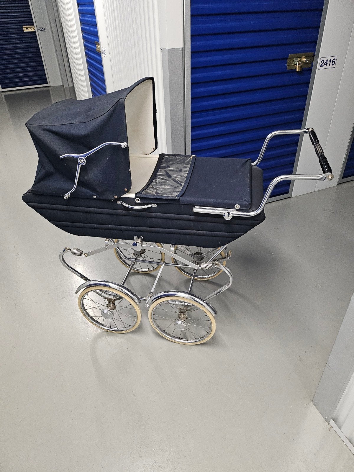 Vintage Kinderwagen - Klassiek Design, Gebruikt, Ophalen of Verzenden, Met reiswieg, Kinderwagen