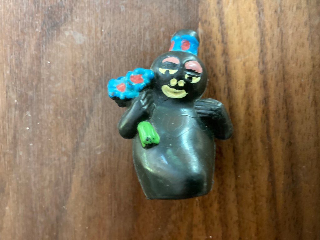 Hanna barbara barba pappa mama mamma zwart popje 3-4 cm!, Ophalen of Verzenden, Zo goed als nieuw