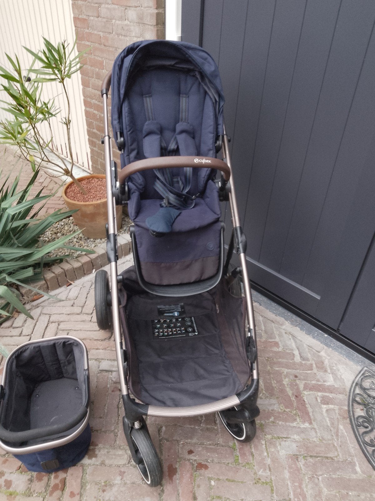 Cybex gazelle S kinderwagen met voetenzak zonder reiswieg, Kinderen en Baby's, Kinderwagens en Combinaties, Verstelbare duwstang
