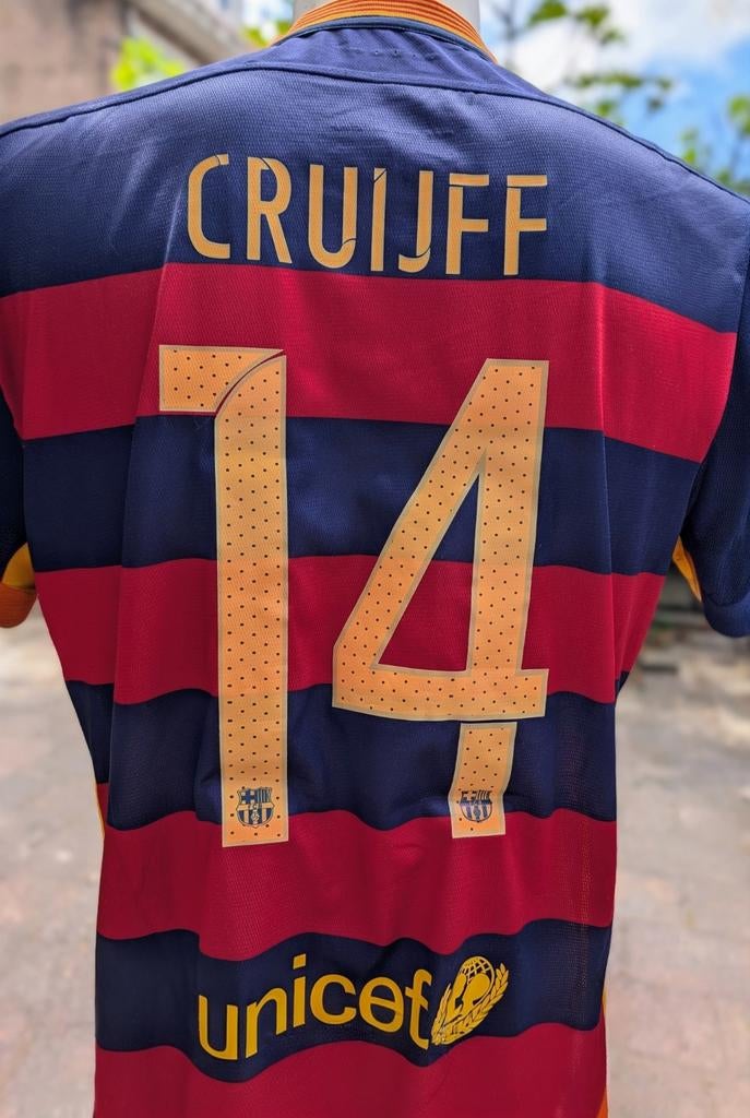 Zeldzaam! Barcelona “Gràcies Johan” Match Issue Shirt, Ophalen of Verzenden, Buitenlandse clubs, Shirt